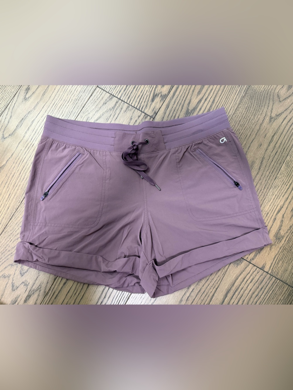 GAP Women's Dusty Mauve Athletic Drawstring Shorts